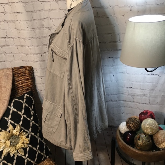 Maurice zipper front canvas jacket - Picture 2 of 8